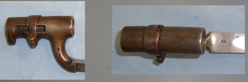 British India Pattern 1859 Socket Bayonet & Scabbard. Bayonet