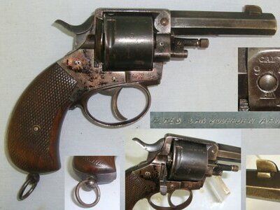 H. Hes van Zweeden With Dutch ‘ALM’ Proof & Liege ELG Proof Marks. D 6035 None Revolver