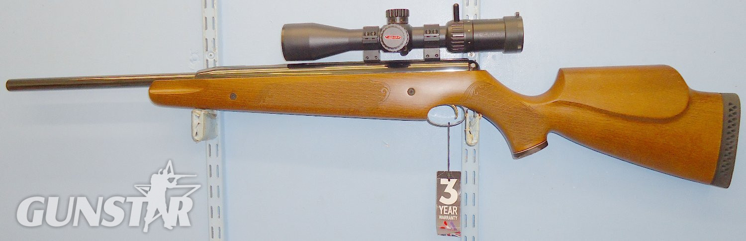 POWERFUL 11.47 FT / LBS** Air Arms Pro Sport Walnut .22 Air Rifle With ER 4-16x44 SFIR Telescopic Sight. AI 588 air rifle .22