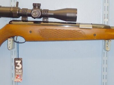POWERFUL 11.47 FT / LBS** Air Arms Pro Sport Walnut .22 Air Rifle With ER 4-16x44 SFIR Telescopic Sight. AI 588 air rifle .22
