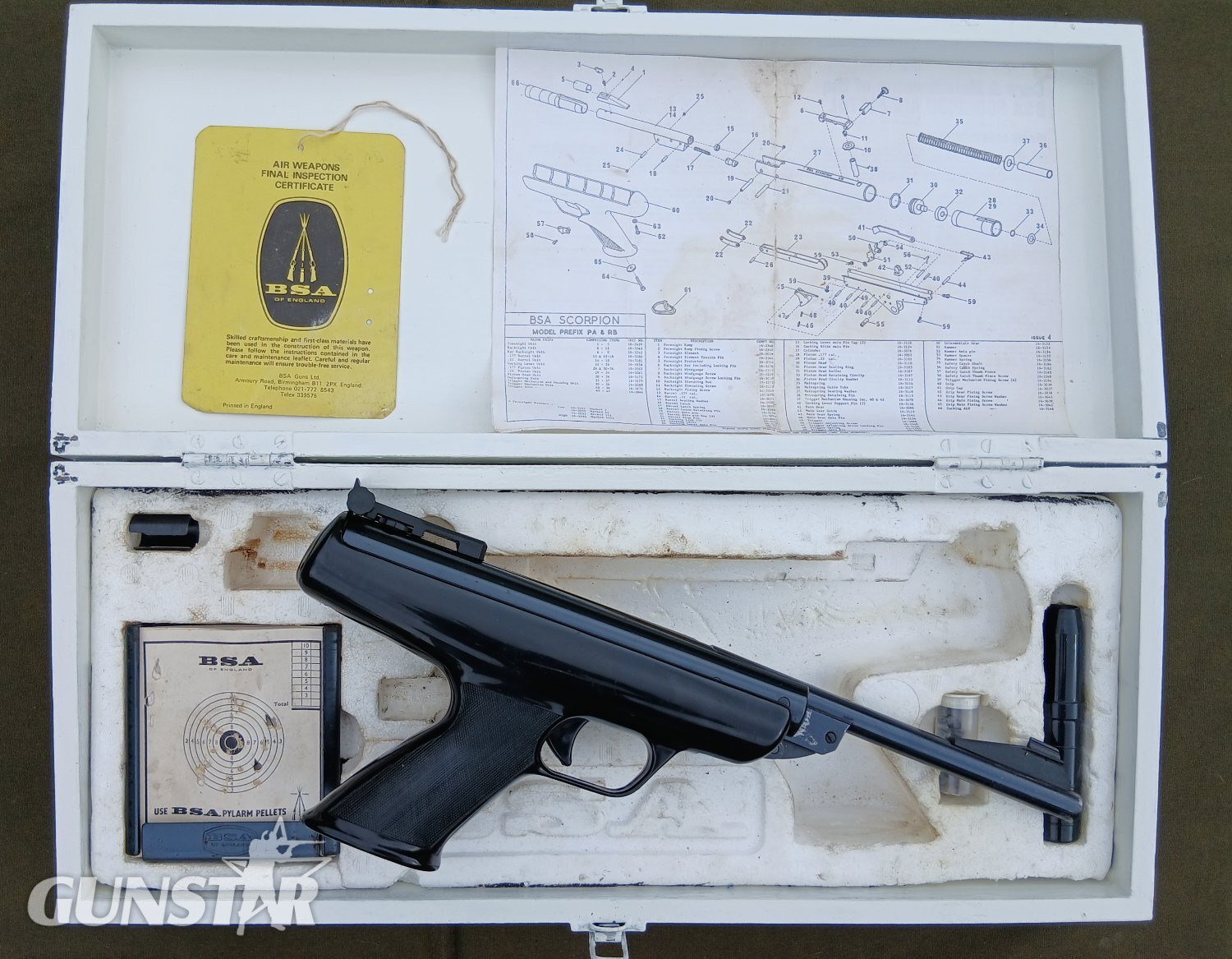  BSA Scorpion pistol .177