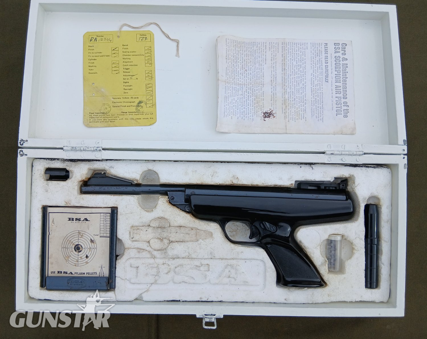BSA Scorpion pistol .177 - {CATEGORY} in 