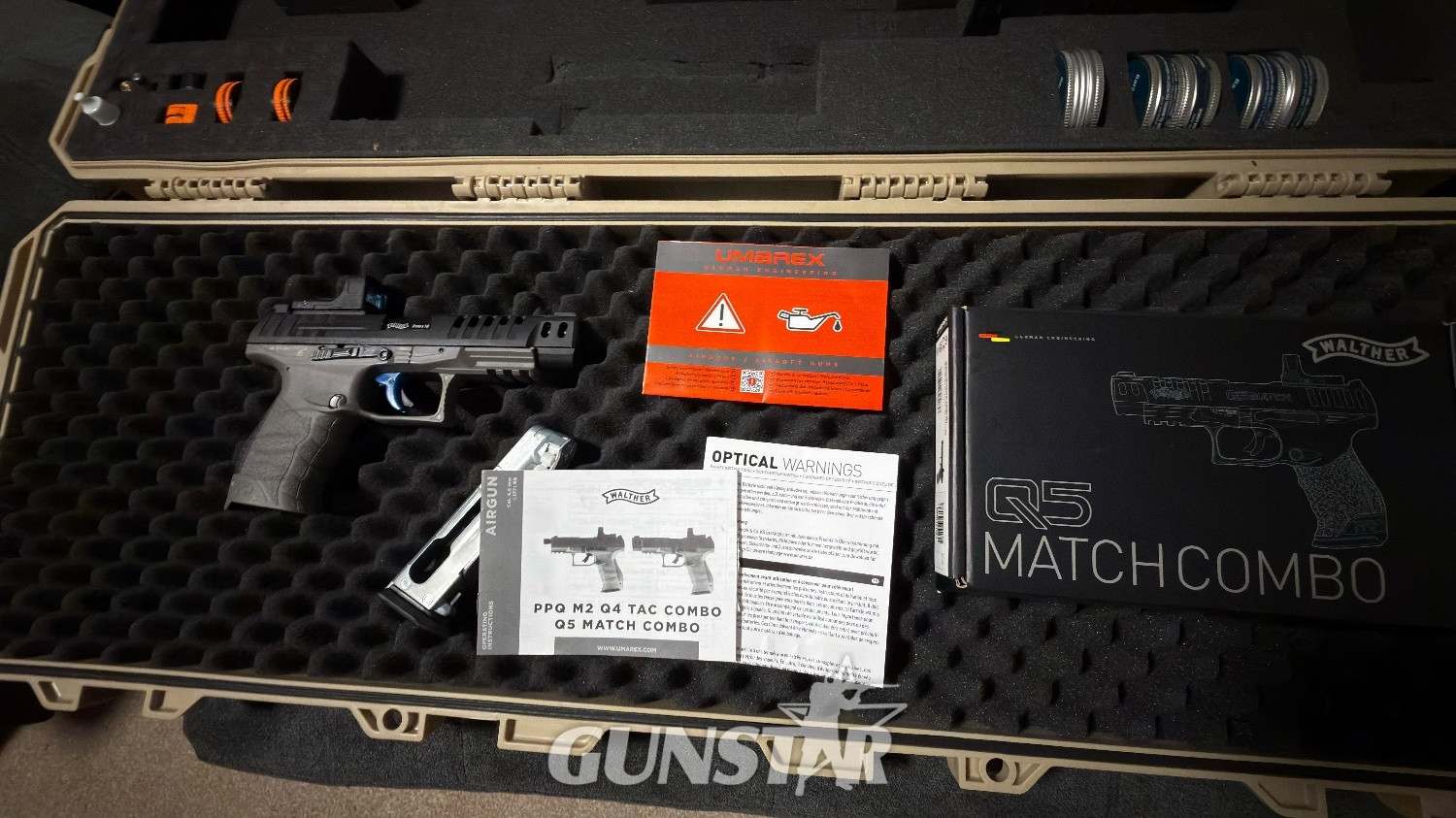  Umarex Walther Q5 Match Combo .177