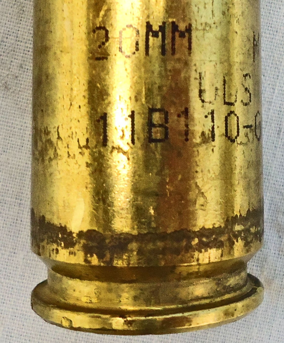 Vulcan Air Défense System (Vulcan) M103 Gun, 20mm (20x102) Armour piercing (AP) Tungsten Cored Round. Sn - 22190 Vulcan Air Défense System (Vulcan) M103 Gun, 20mm (20x102) Armour piercing (AP) Tungsten Cored Round. Sn - 22190  Other Ammunition - {CATEGORY}