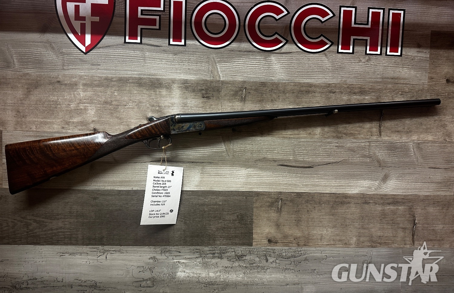 AYA (Aguirre Y Aranabal) No.4 Side By Side 20 Bore/gauge in 