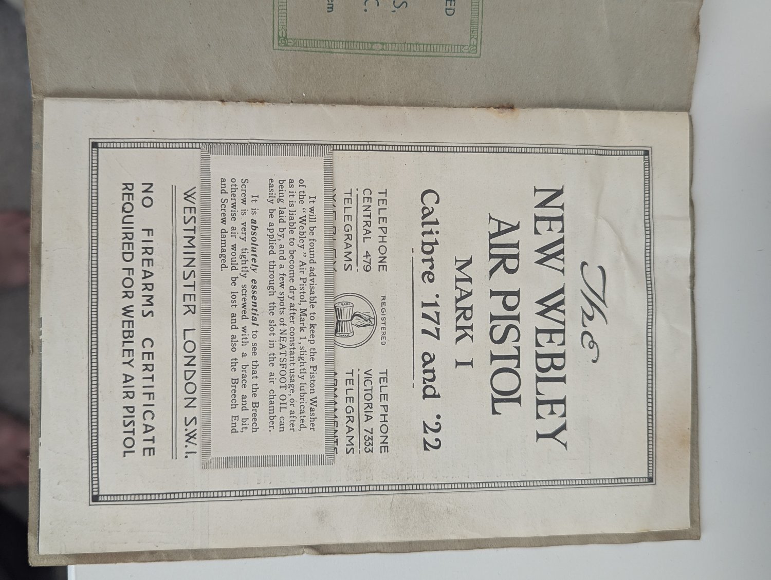  Webley & Scott MK1 .177