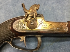 Ybaarzabal Deluxe Percussion Pistol None Muzzleloader