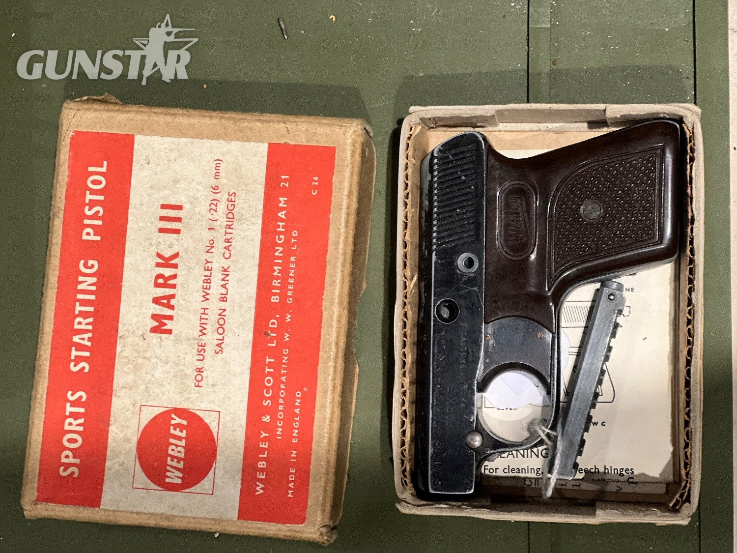 Webley & Scott 6 mm Starter Gun