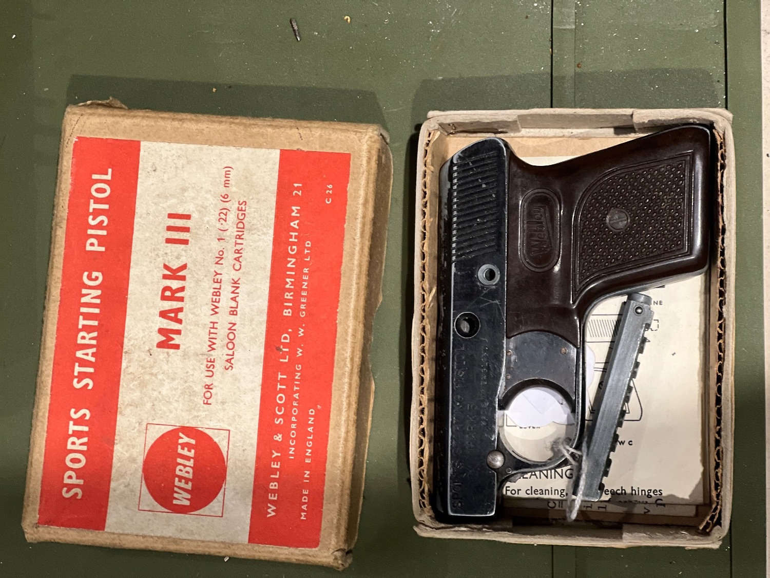 Webley & Scott 6 mm Starter Gun