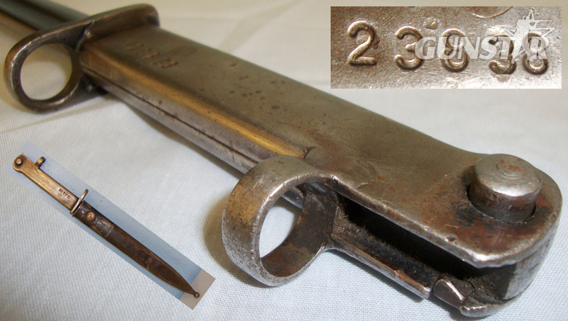 WWI ‘Ersatz’ Turkish Conversion Bayonet and Scabbard. 19593 Bayonet