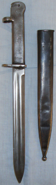  WWI ‘Ersatz’ Turkish Conversion Bayonet and Scabbard. 19593 Bayonet