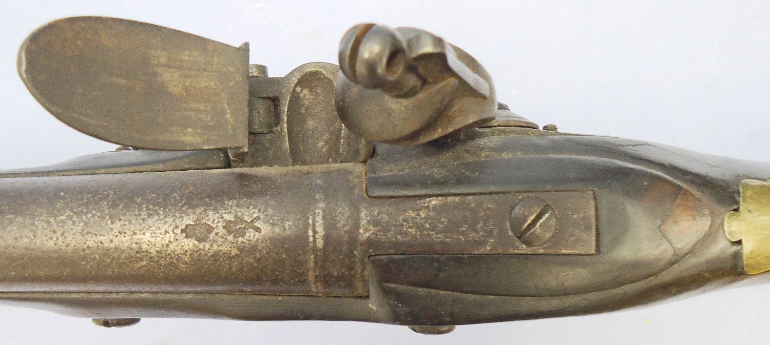 {CATEGORY} - Tower British, Pre 1785, Tower, Short Land Pattern, 42 inch Barrel, Brown Bess .75 inch Calibre, Smooth Bore Musket with 4 ram Rod Tubes. Sn - 21851:4 Muzzleloader .75 Cal Muzzleloader Rifle