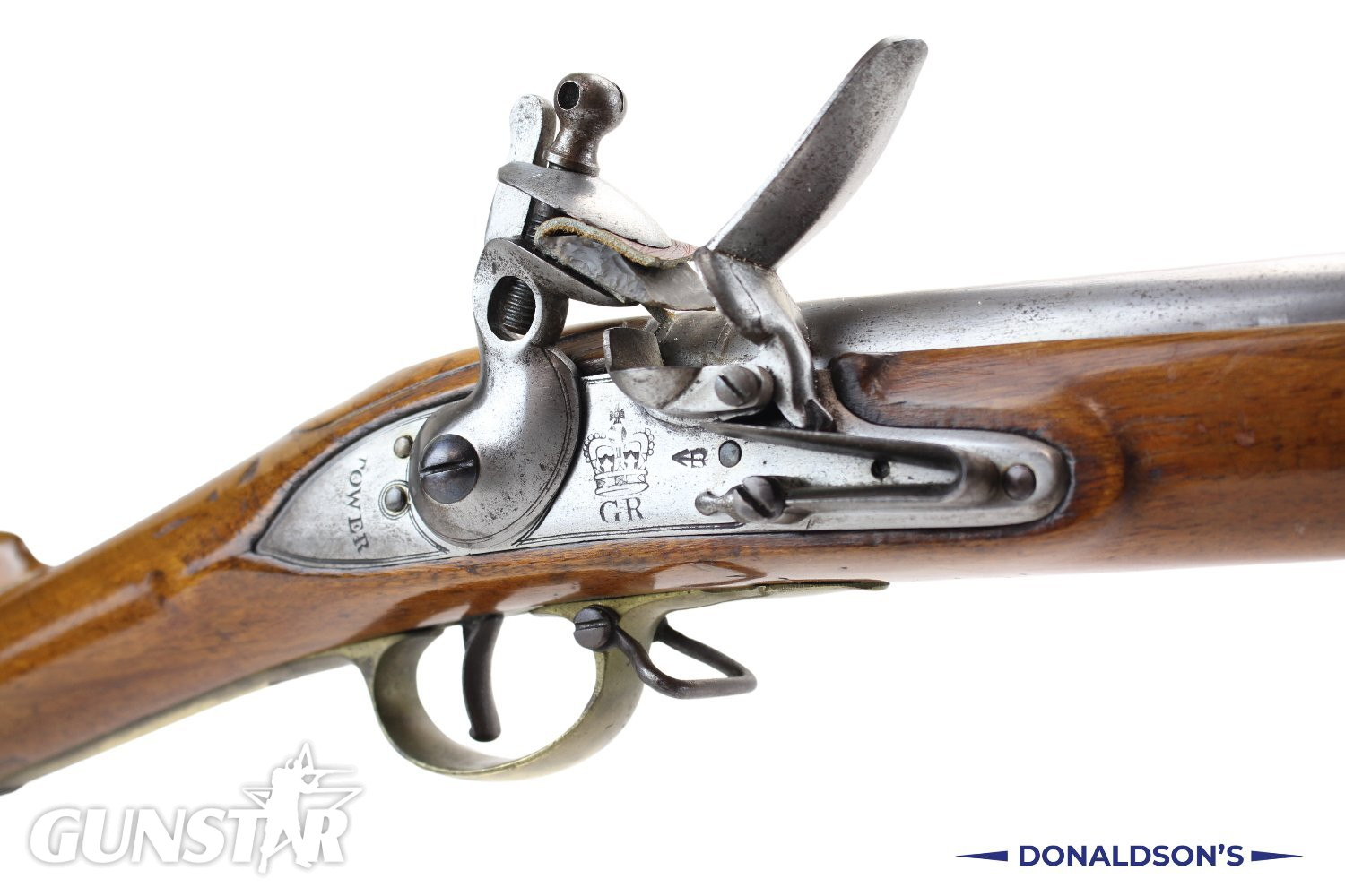 Tower Brown Bess 2nd Model Single Shot .75 Cal Muzzleloader Rifle in 