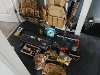 Airsoft massive joblot 249 para 6 mm
