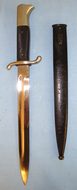 German Firemans Dress Bayonet & Scabbard. Bayonet