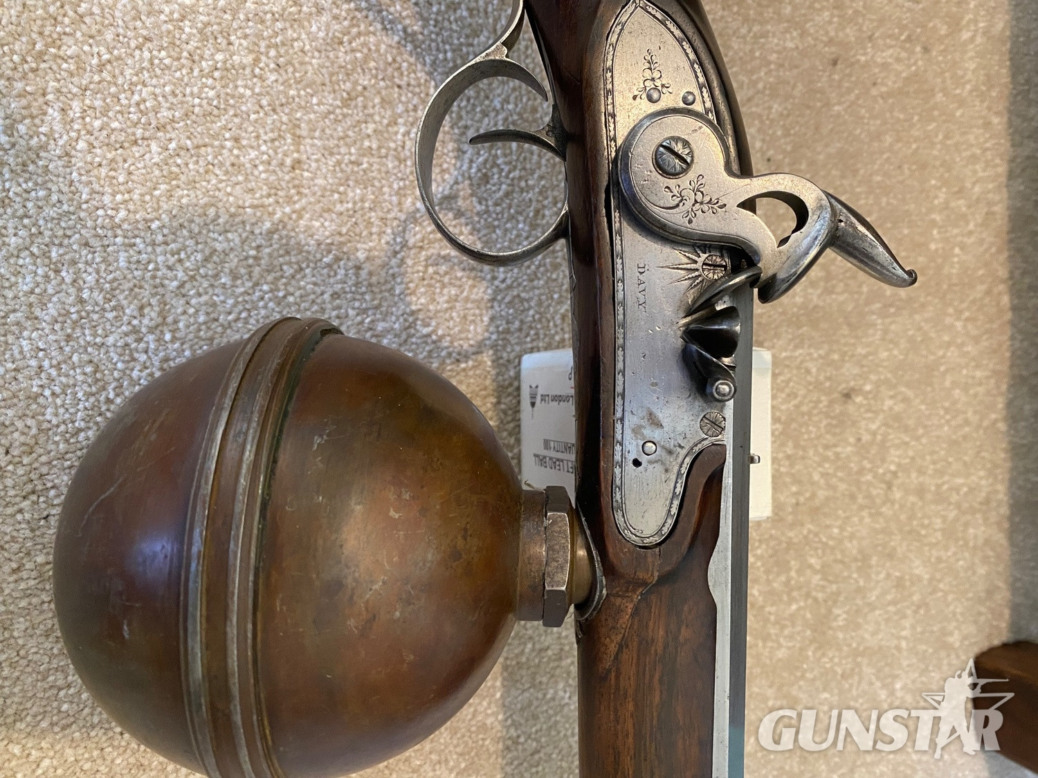 Antique Davy Antique 1795 air rifle .36 Cal Muzzleloader in 