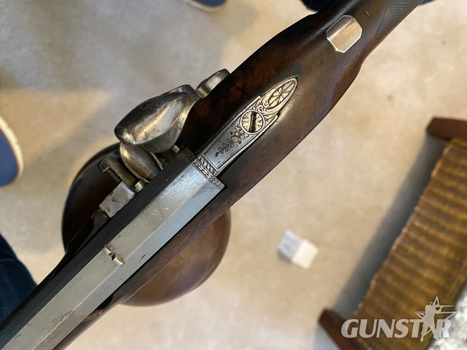 {CATEGORY} - Antique Davy Antique 1795 air rifle .36 Cal Muzzleloader in 