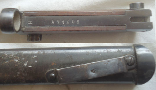  Italian Army Folding Bayonet For Model 1938 Mannlicher & Carcano M91/38 Rifles & Bayonet