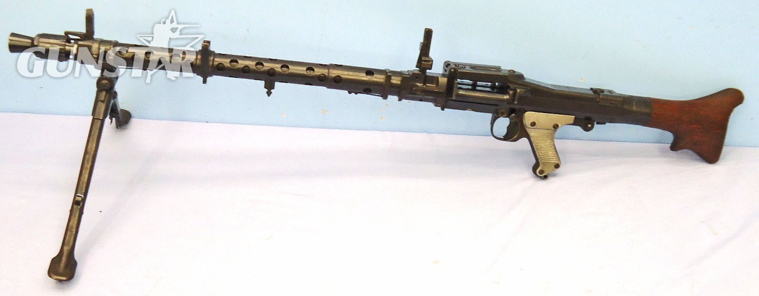RARE** WW2, MG34 7.92mm, Machine Gun by bp (Otto Goessel u. Co., Glashuette in Sachsen, Dresden) Sn 23173 MG34 None  Machine Gun - {CATEGORY}