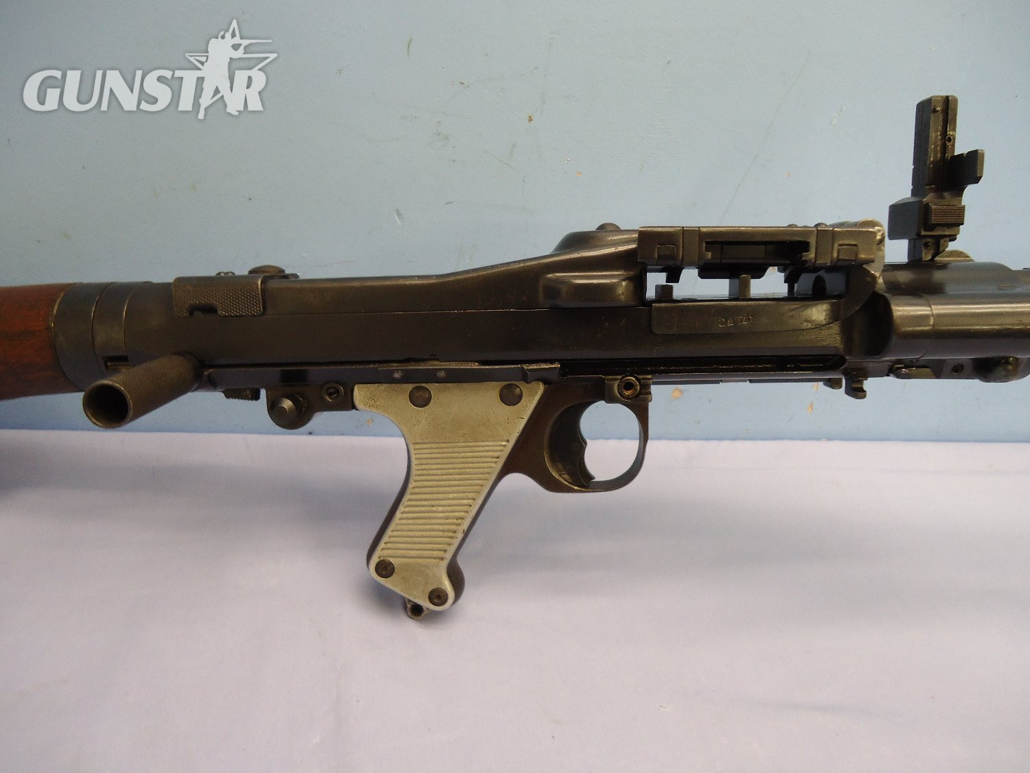{CATEGORY} - RARE** WW2, MG34 7.92mm, Machine Gun by bp (Otto Goessel u. Co., Glashuette in Sachsen, Dresden) Sn 23173 MG34 None  Machine Gun in 