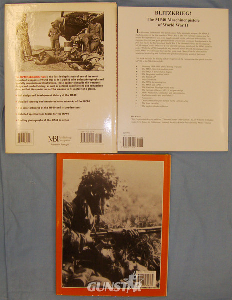  A Set of Three Volumes on the ‘MP40’ Sub-Machine gun. BO 385. A Set of Three Volumes on the ‘MP40’ Sub-Machine gun. BO 385. Other Accessory