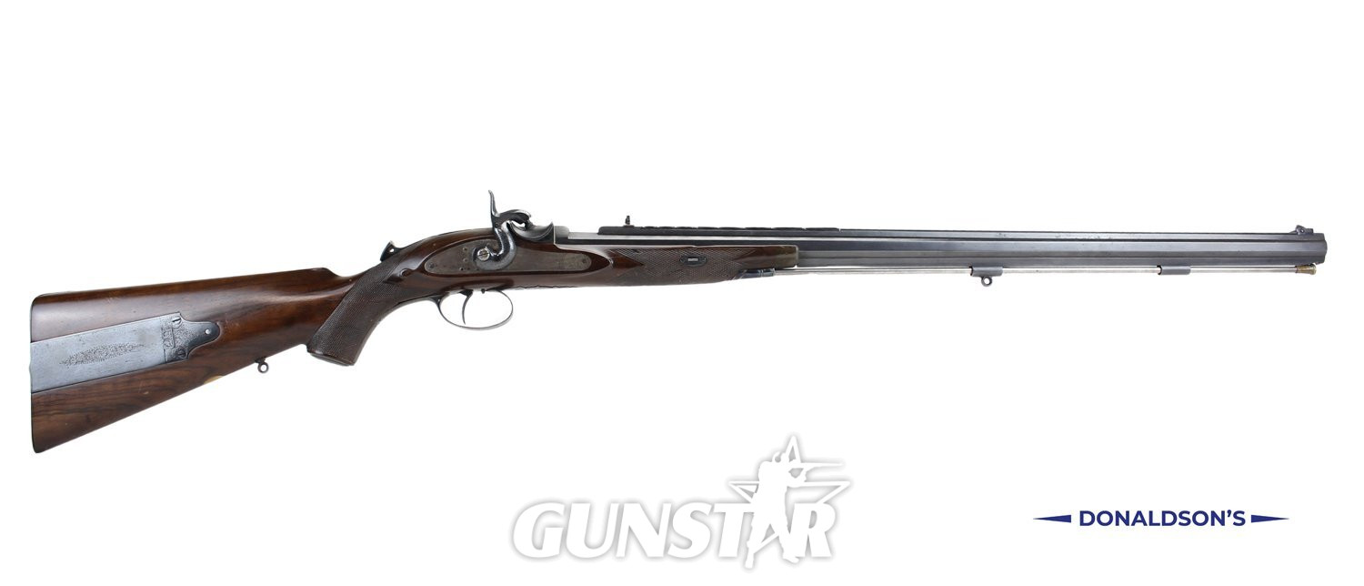 Isaac Hollis & Sons Westley Richards Monkey Tail Big Game Rifle Muzzleloader .451 Adams Rifle