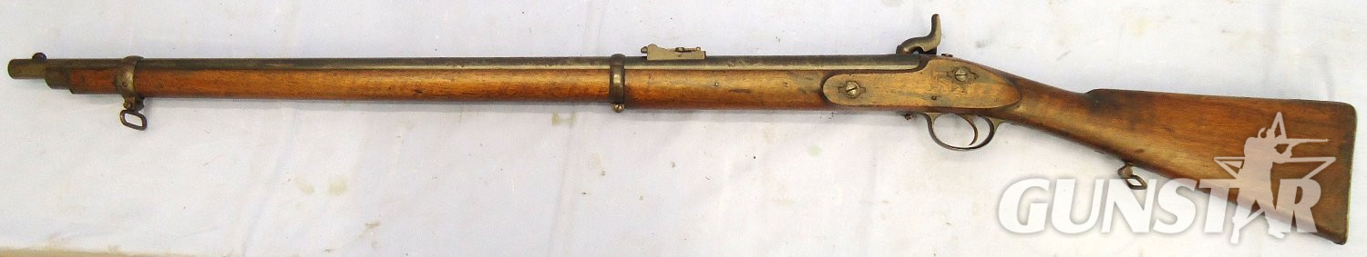 Tower RARE. Tower, 2 Band Enfield, Dated 1860, Sergeants Pattern 1858, Bar on Band, .577 Calibre Percussion Rifle. Sn - 22767 Single Shot .577 Rifle - {CATEGORY}