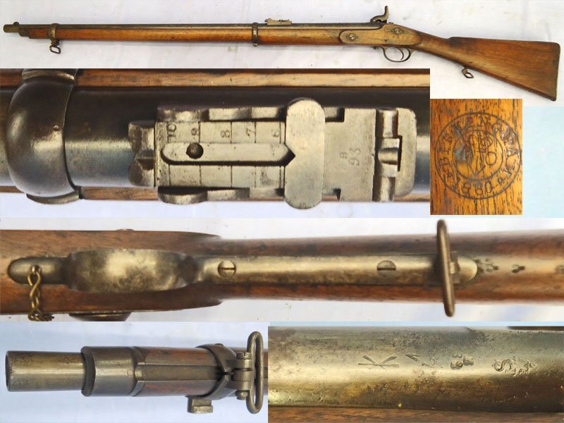 Tower RARE. Tower, 2 Band Enfield, Dated 1860, Sergeants Pattern 1858, Bar on Band, .577 Calibre Percussion Rifle. Sn - 22767 Single Shot .577 Rifle