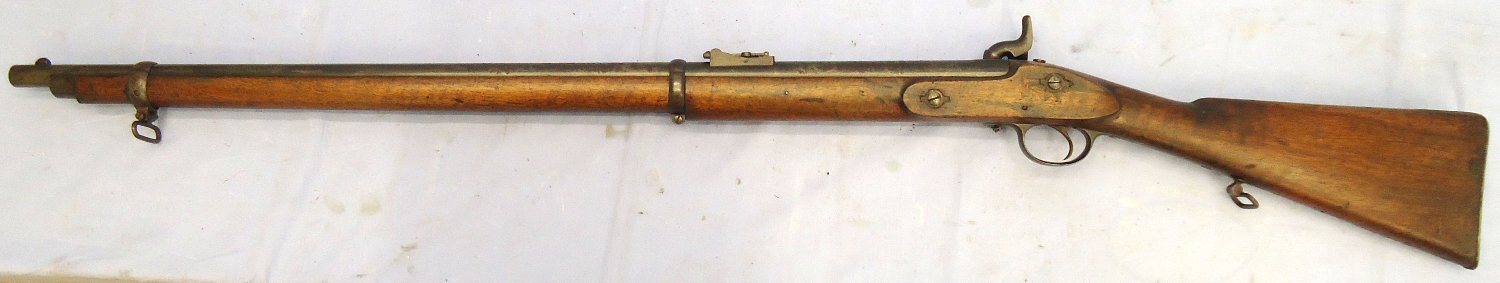 Tower RARE. Tower, 2 Band Enfield, Dated 1860, Sergeants Pattern 1858, Bar on Band, .577 Calibre Percussion Rifle. Sn - 22767 Single Shot .577 Rifle - {CATEGORY}
