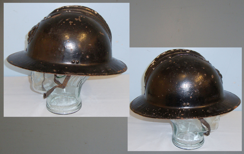  Belgian WWII Army \'Casque Adrian modèle 1926\' (M1926) Adrian Steel Combat Helmet and Liner. MISC 116. Belgian WWII Army \'Casque Adrian modèle 1926\' (M1926) Adrian Steel Combat Helmet and Liner. MISC 116. Other Accessory