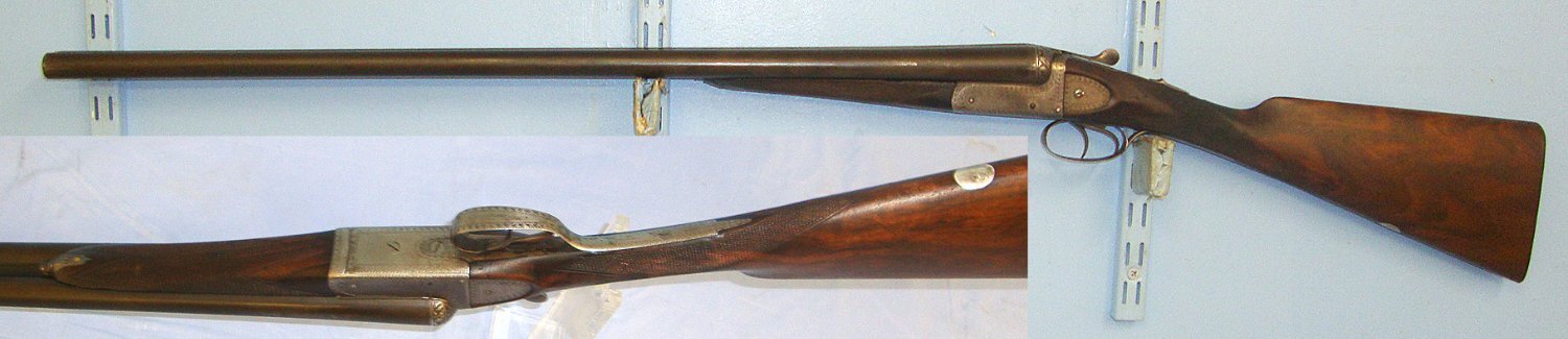  QUALITY*1897-1905 Charles Hellis & Sons 119 Edgware Road Hyde Park London 12 Bore Double Barrel Side By Side Hammerless Box Lock Breech Loading Top Lever Break Action Sporting Shotgun. **UK/EU 2026 DEACTIVATION MOVING PARTS** Sn 23590 deactivated shotgun Side By Side None