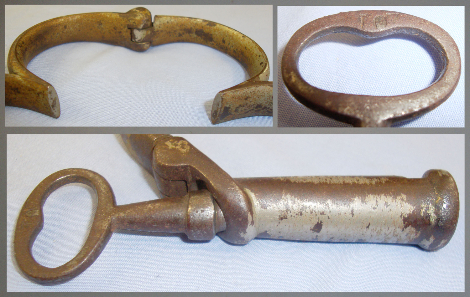 Scarce* Victorian Hiatt ‘Irish 8’ Handcuffs. PO 108. Scarce* Victorian Hiatt ‘Irish 8’ Handcuffs. PO 108. Other Accessory
