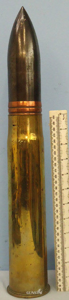 DEACTIVATED INERT. Unfired WW 1 British Naval 6 Pounder (57x307R) Nordenfelt Hig DEACTIVATED INERT. Unfired WW 1 British Naval 6 Pounder (57x307R) Nordenfelt Hig Antique & Militaria in 