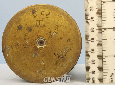 DEACTIVATED INERT. Unfired WW 1 British Naval 6 Pounder (57x307R) Nordenfelt Hig DEACTIVATED INERT. Unfired WW 1 British Naval 6 Pounder (57x307R) Nordenfelt Hig Antique & Militaria