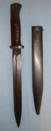 German late WW2 M88/89 3rd Model Bayonet & Scabbard. Bayonet