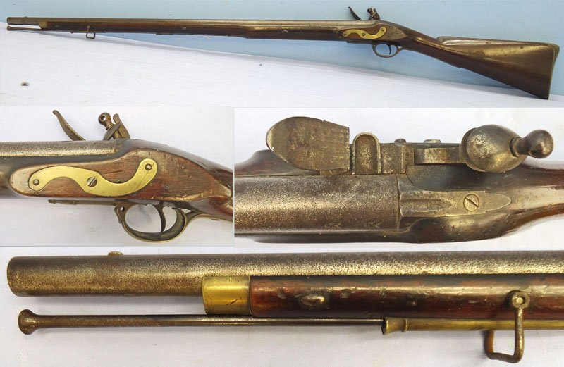 H. Nock NAPOLEONIC WARS ERA** Extremely Rare, Original, Quality, British, Henry Nock, Screwless Lock. Duke of Richmond’s Pattern Musket, Short Land Pattern, 39 inch Barrel, Brown Bess .75 inch Calibre, Smooth Bore Musket. Muzzleloader .75 Cal Muzzleloader Rifle