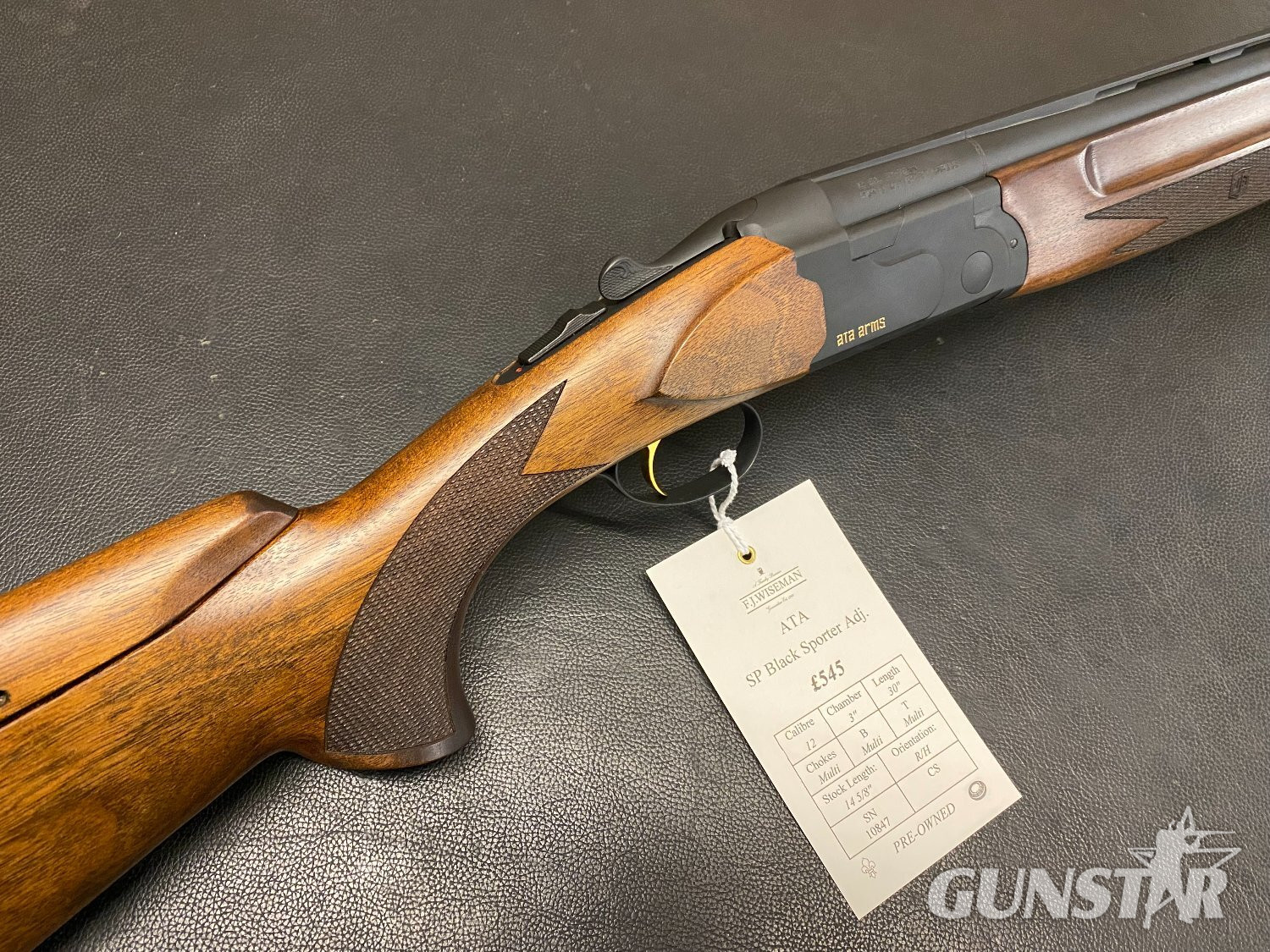 ATA Arms SP Black Sporter Adj. Over and Under 12 Bore/gauge