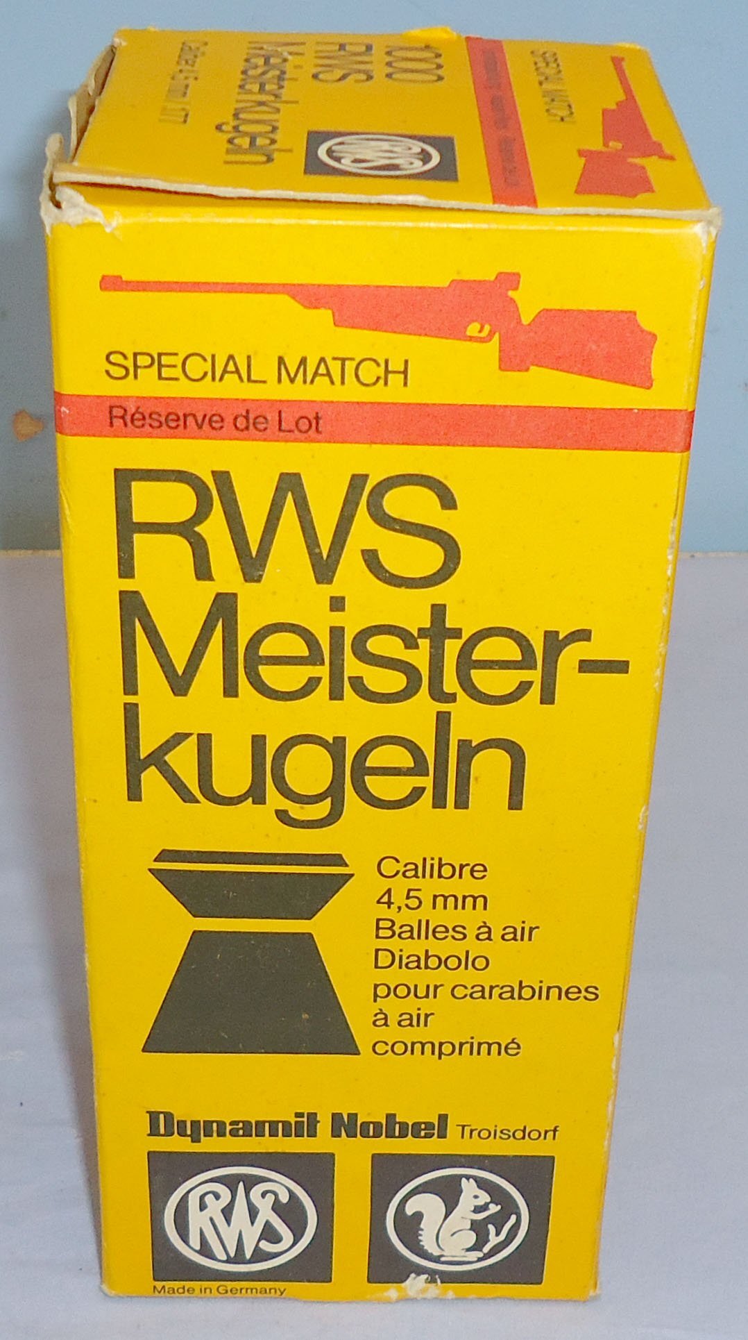Rare/Vintage* Boxed RWS Meister-Kugeln .177 Special Match pellets 20 x 50 Competition Trays (1000 pellets). MISC 1003. Rare/Vintage* Boxed RWS Meister-Kugeln .177 Special Match pellets 20 x 50 Competition Trays (1000 pellets). MISC 1003.   Pellets & BB’s