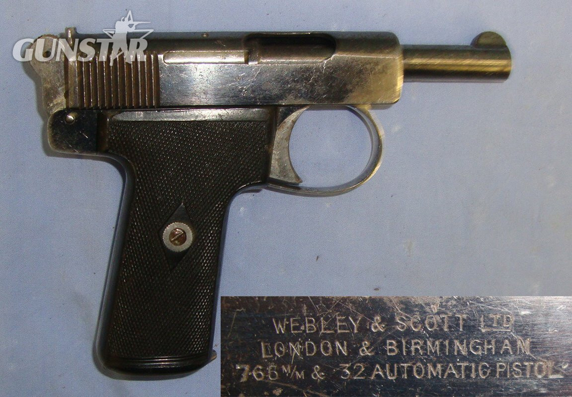 Webley & Scott Semi Automatic Pistol. Sn 22778 None Semi Auto in 