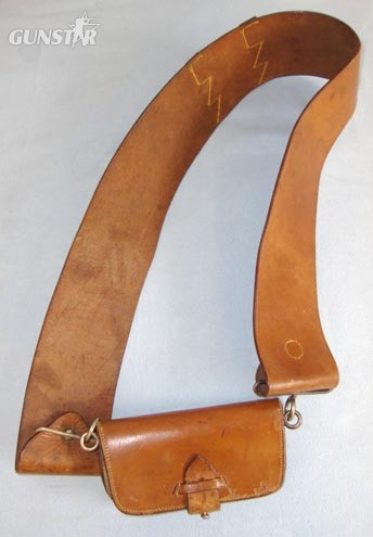 Scottish Highland Light Infantry Leather Cross Belt & Pouch With King’s Crown Si Scottish Highland Light Infantry Leather Cross Belt & Pouch With King’s Crown Si Other Accessory