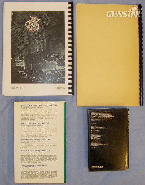 A Set of Four Books Describing Regimental and Home front Badges and Medals. BO 419 A Set of Four Books Describing Regimental and Home front Badges and Medals. BO 419 Other Accessory