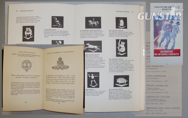  A Set of Four Books Describing Regimental and Home front Badges and Medals. BO 419 A Set of Four Books Describing Regimental and Home front Badges and Medals. BO 419 Other Accessory