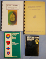 A Set of Four Books Describing Regimental and Home front Badges and Medals. BO 419 A Set of Four Books Describing Regimental and Home front Badges and Medals. BO 419 Other Accessory