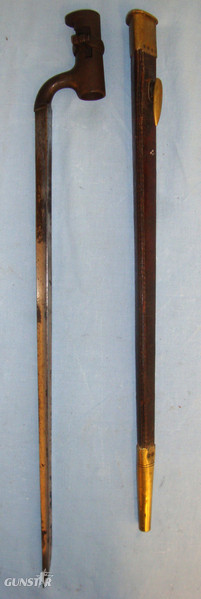  British 1853 Pattern Socket Bayonet & Scabbard. Bayonet