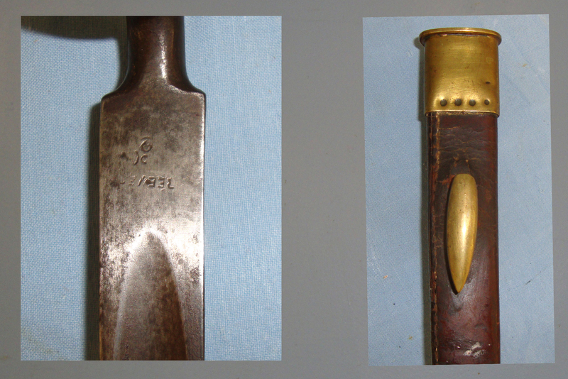 British 1853 Pattern Socket Bayonet & Scabbard. Bayonet