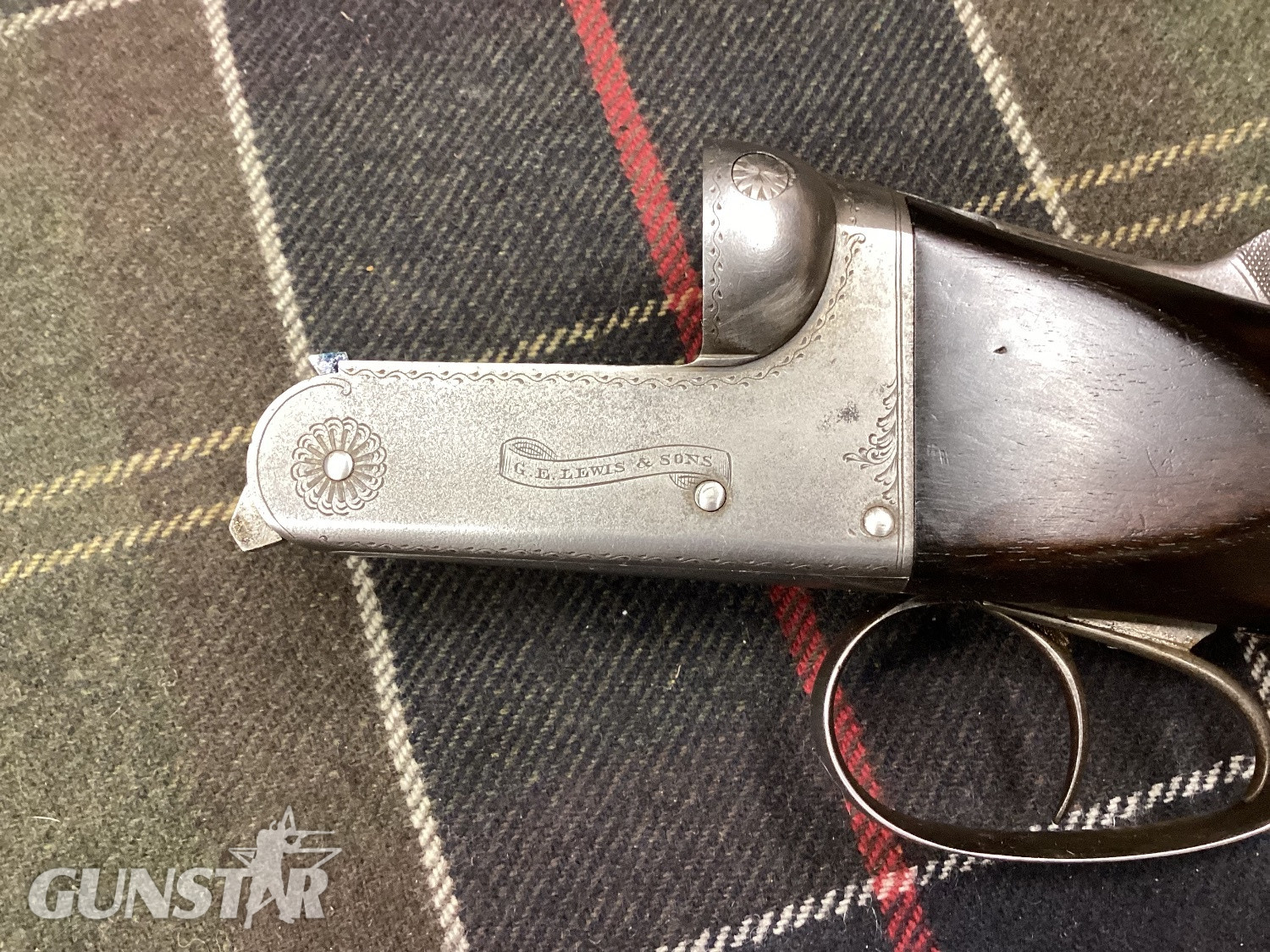 G. E. Lewis BOXLOCK EJECTOR Side By Side 16 Bore/gauge in 
