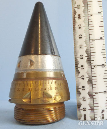 British No 207 Clockwork Fuse For The British 3.7 Inch Anti-aircraft Gun British No 207 Clockwork Fuse For The British 3.7 Inch Anti-aircraft Gun Antique & Militaria