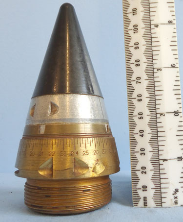 British No 207 Clockwork Fuse For The British 3.7 Inch Anti-aircraft Gun British No 207 Clockwork Fuse For The British 3.7 Inch Anti-aircraft Gun Antique & Militaria