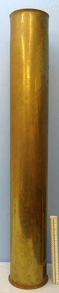 INERT DEACTIVATED. Imperial Russian, 1906 Dated (156 x 1110R) Cartridge Case Off The Pallada Cruiser Class Ships. - O 1789 INERT DEACTIVATED. Imperial Russian, 1906 Dated (156 x 1110R) Cartridge Case Off The Pallada Cruiser Class Ships. - O 1789  Other Ammunition - {CATEGORY} in 