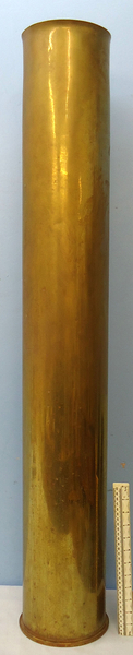 INERT DEACTIVATED. Imperial Russian, 1906 Dated (156 x 1110R) Cartridge Case Off The Pallada Cruiser Class Ships. - O 1789 INERT DEACTIVATED. Imperial Russian, 1906 Dated (156 x 1110R) Cartridge Case Off The Pallada Cruiser Class Ships. - O 1789  Other Ammunition - {CATEGORY} in 